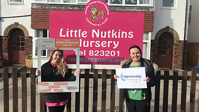 Apprentices at Little Nutkins Nursery