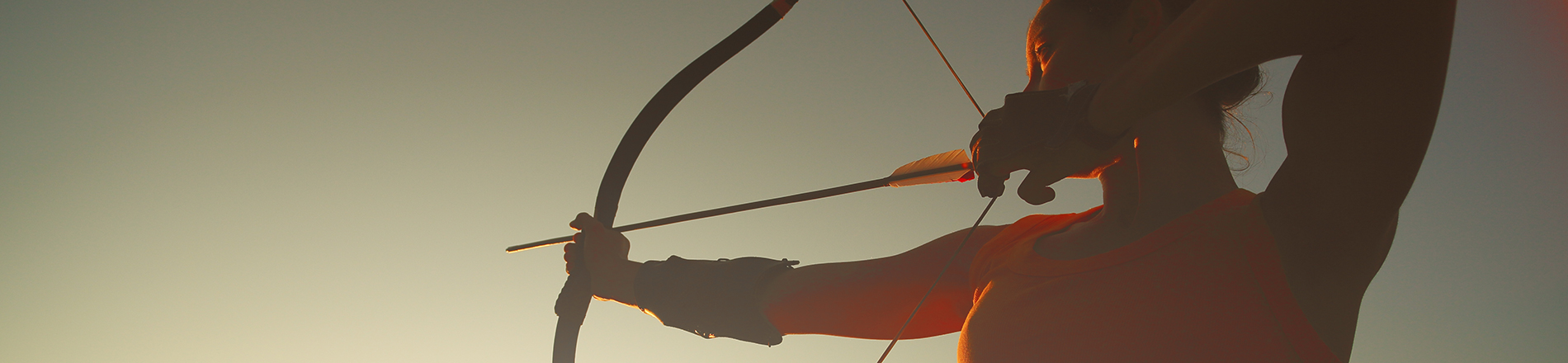 Archer with bow & arrow Archer with bow & arrow