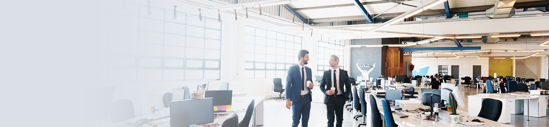 2 men in an office